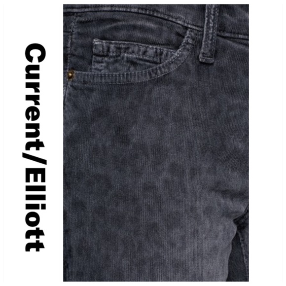 💕SALE💕Current Elliott Leopard Print Corduroys - Picture 5 of 13